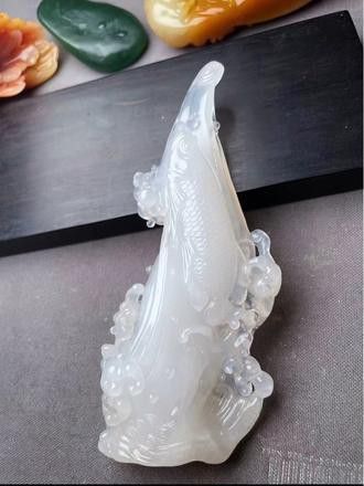 玉雕龍魚圖片大全大圖視頻 玉雕龍魚圖片大全大圖視頻 龍魚百科 第3張