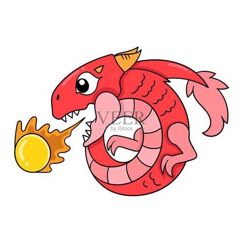 有沒有更簡化的紅龍角色設計案例？