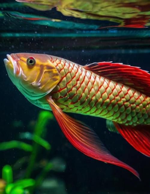 有哪些適合金龍魚魚缸的背景圖片？