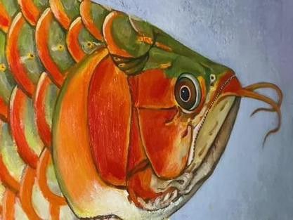 有沒有紅龍魚高清豎屏壁紙？