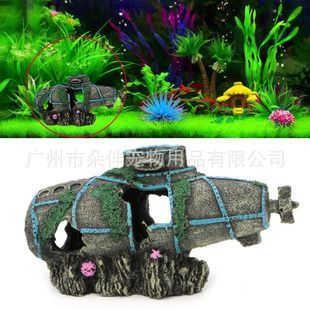 熱帶魚魚缸布景圖片高清（熱帶魚缸自然景觀設計海洋風格魚缸背景制作）