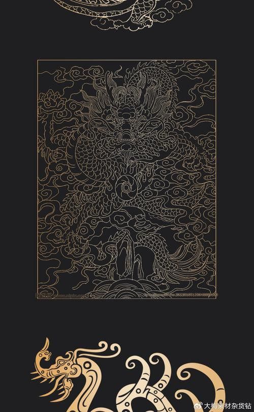 能提供一張古風(fēng)招財(cái)金龍頭像的示例嗎？ 能提供一張古風(fēng)招財(cái)金龍頭像的示例嗎？ 龍魚(yú)百科 第26張