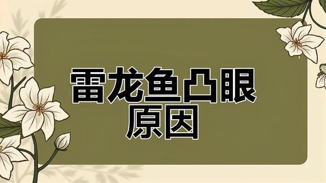 雷龍魚白眼