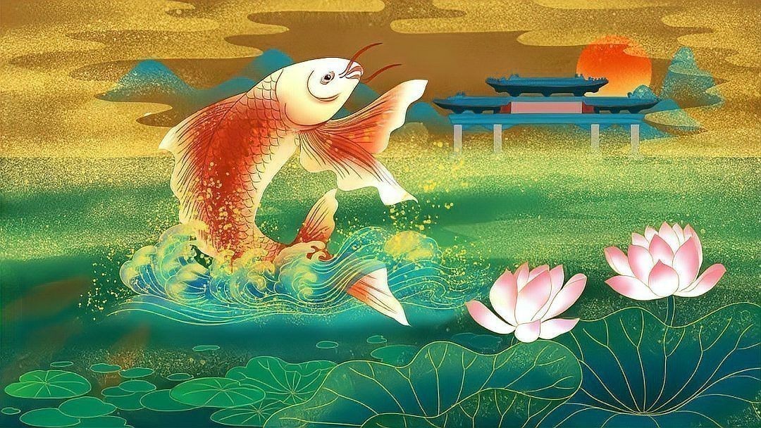 錦鯉美好寓意的詩句