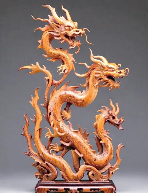 現代木雕龍頭有哪些創新顏色？