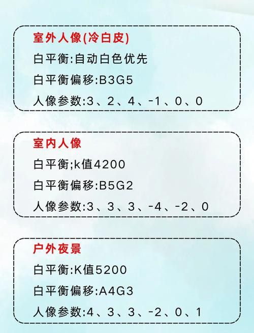 如何設置拍攝設備的參數？