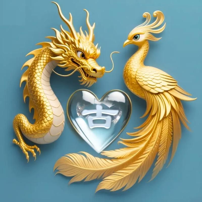 有沒有適合微信頭像的龍鳳圖片？