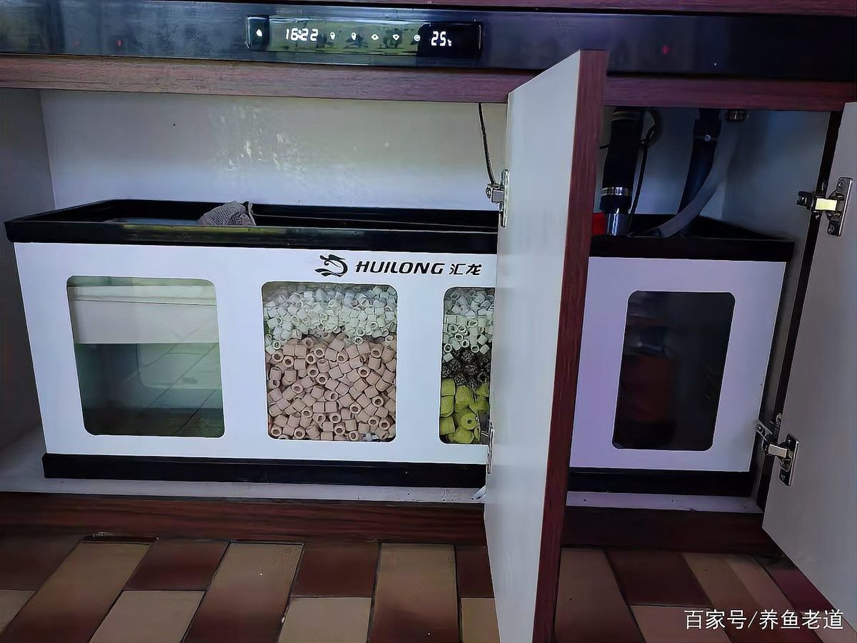 龍魚缸底濾缸設計圖片