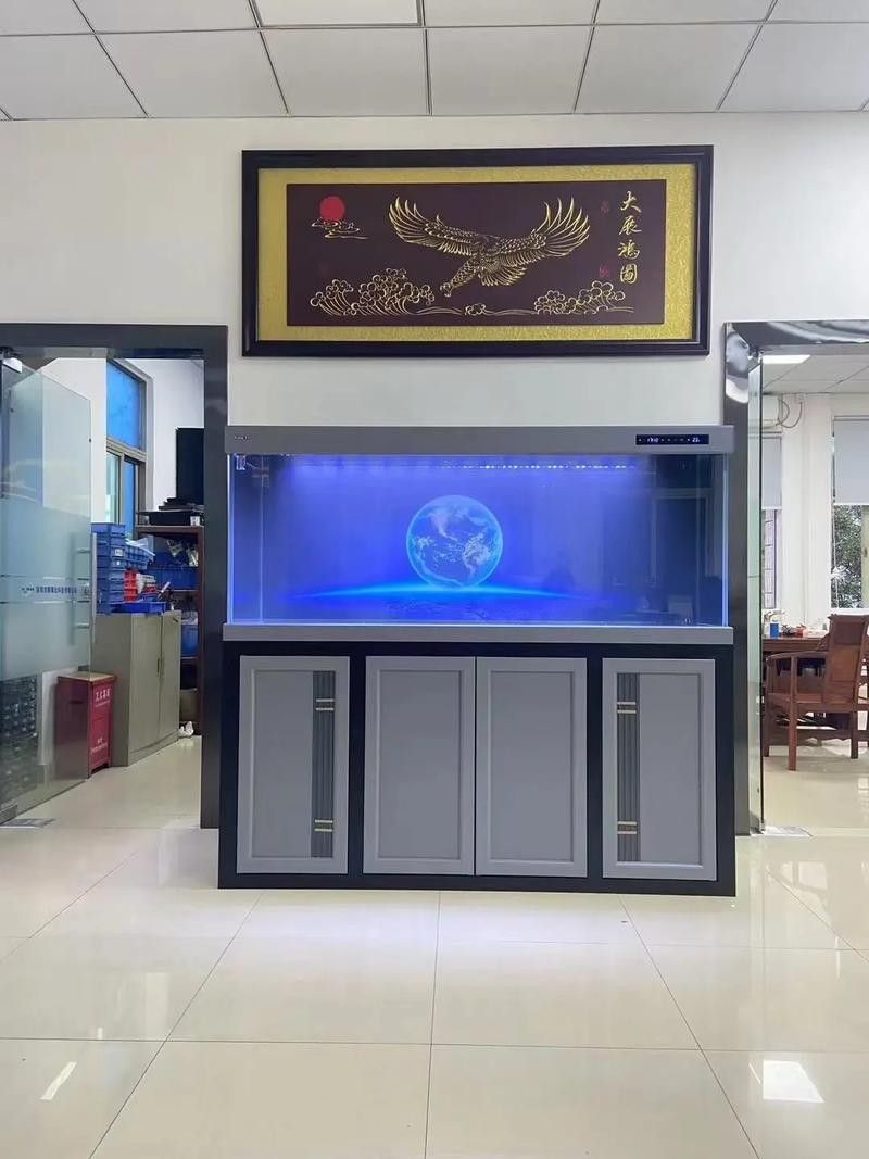 龍魚缸燈的擺放示意圖片