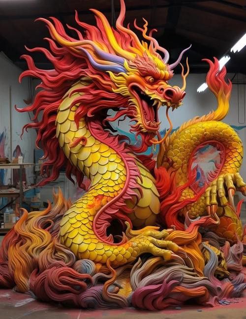 能提供更多龍神的藝術(shù)圖片嗎？