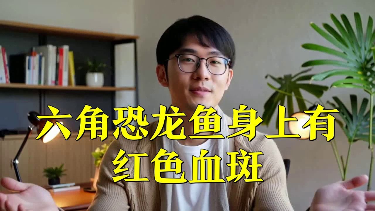六角恐龍魚出現了紅點