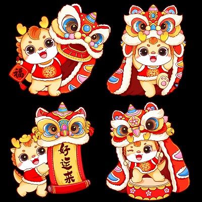 有沒有更多國潮風龍神設計？