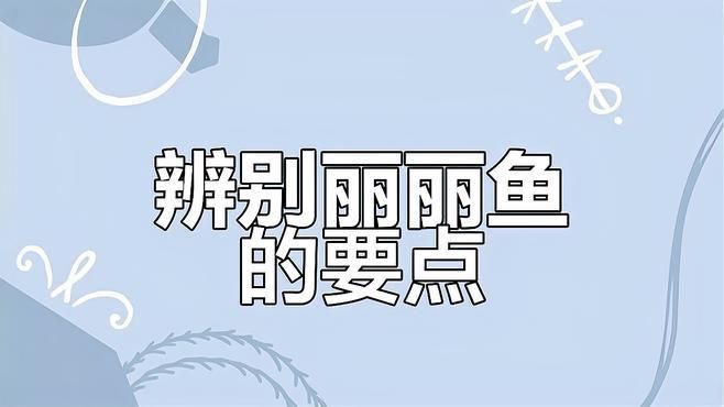 麗麗魚品種