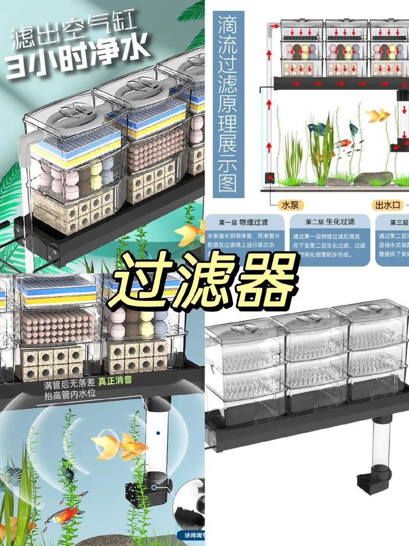 專業龍魚缸底濾槽設計圖