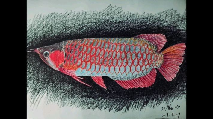 紅龍魚國畫，紅龍魚國畫的創(chuàng)作技法與吉祥寓意的關聯(lián)紅龍魚國畫