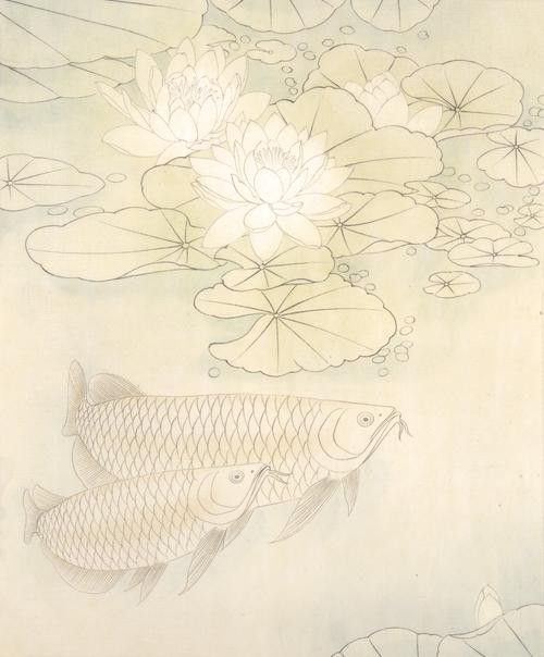 金龍魚國畫圖片大全欣賞