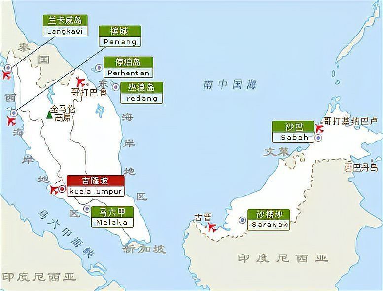 馬來西亞地圖 全圖