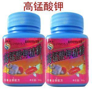 龍魚泡高錳酸鉀：高錳酸鉀在魚病防治中有一定的爭議，不建議用于龍魚的浸泡