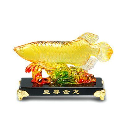 金龍魚(yú)擺件寓意和象征：金龍魚(yú)擺件在中國(guó)文化中具有豐富寓意和象征意義