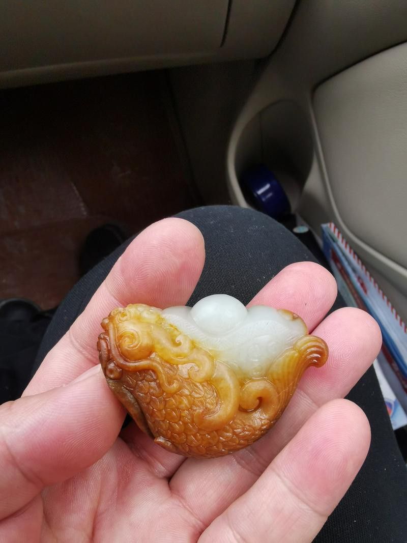 白玉龍魚(yú)圖片大全大圖欣賞