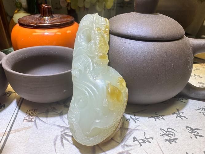 白玉龍魚(yú)圖片大全大圖欣賞