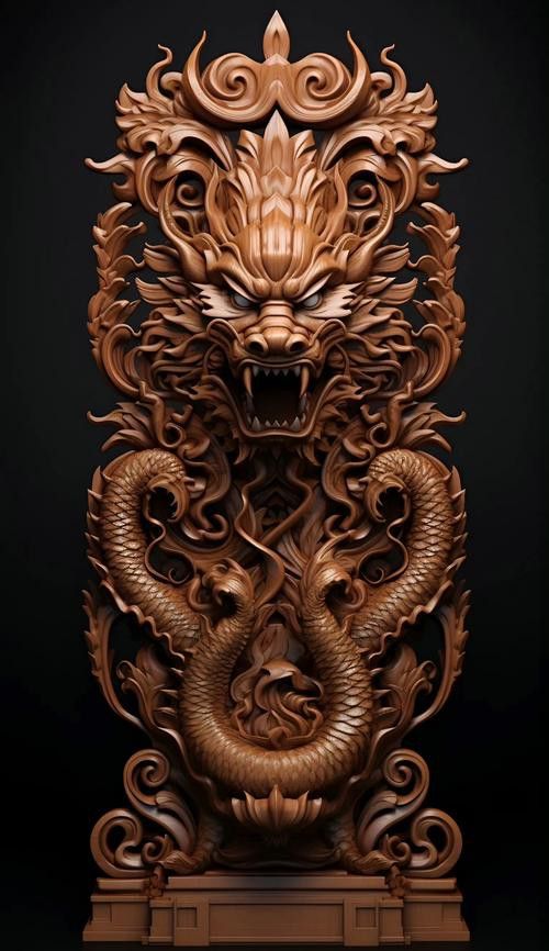 給我更多木雕龍頭高清大圖