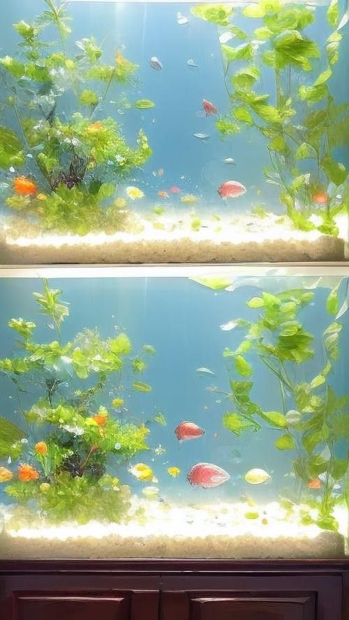 養(yǎng)龍魚(yú)魚(yú)缸背景圖