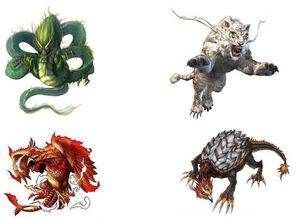 龍魚的配魚四大神獸是誰配的呢（龍魚的配魚四大神獸）