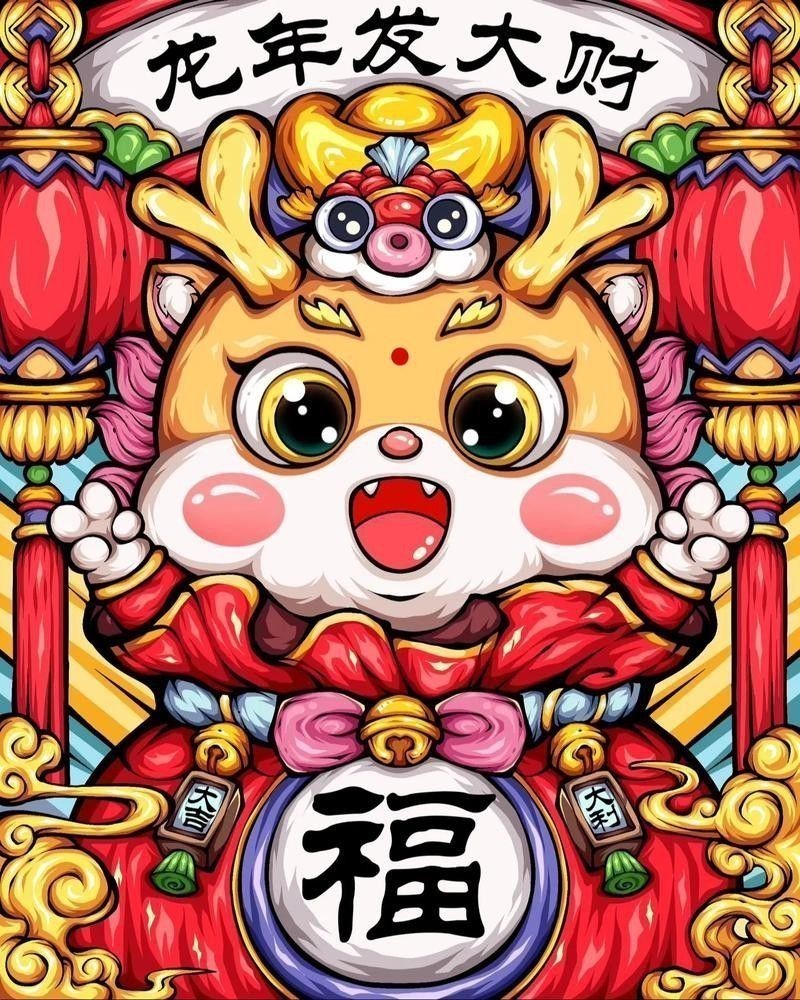 有沒有現代設計的吉祥龍圖案？ 有沒有現代設計的吉祥龍圖案？ 龍魚百科 第20張