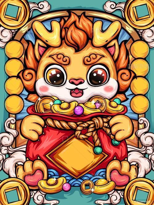 有沒有現代設計的吉祥龍圖案？ 有沒有現代設計的吉祥龍圖案？ 龍魚百科 第31張