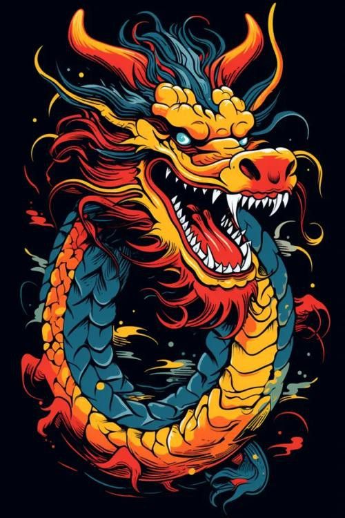 有沒有現代設計的吉祥龍圖案？ 有沒有現代設計的吉祥龍圖案？ 龍魚百科 第34張