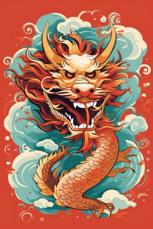 有沒有現代設計的吉祥龍圖案？ 有沒有現代設計的吉祥龍圖案？ 龍魚百科 第35張