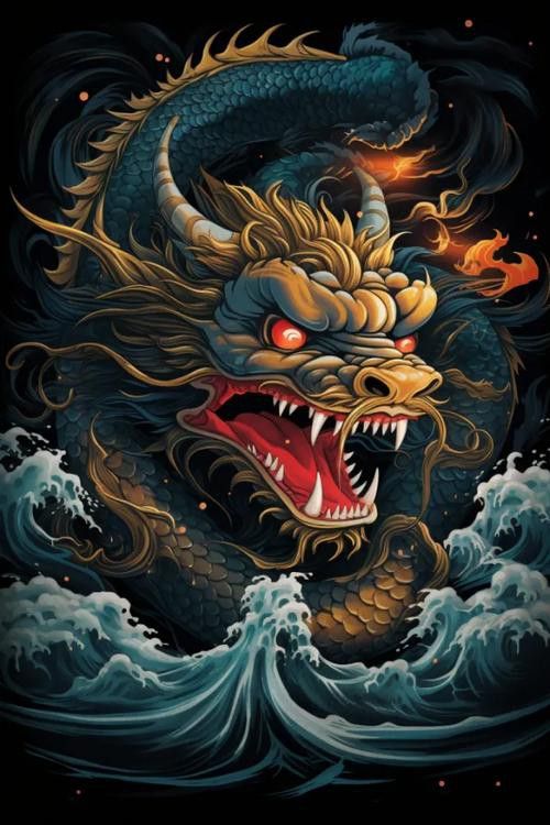 有沒有現代設計的吉祥龍圖案？ 有沒有現代設計的吉祥龍圖案？ 龍魚百科 第42張