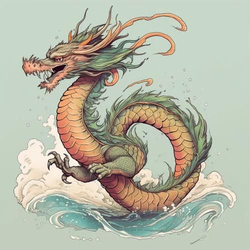 有沒有現代設計的吉祥龍圖案？ 有沒有現代設計的吉祥龍圖案？ 龍魚百科 第40張