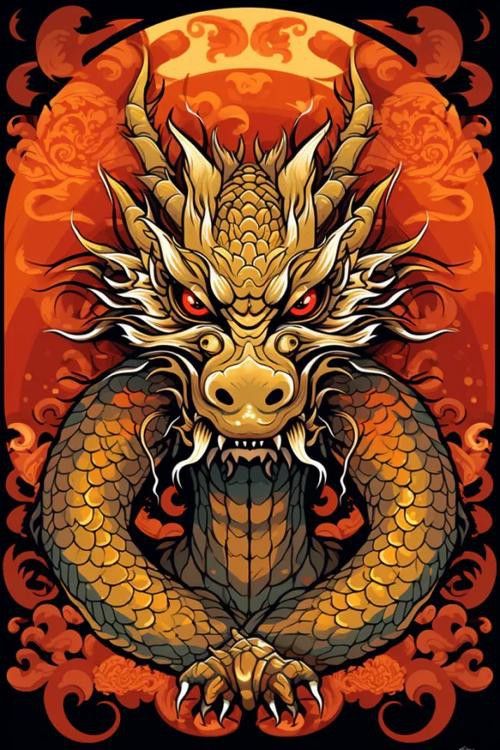 有沒有現代設計的吉祥龍圖案？ 有沒有現代設計的吉祥龍圖案？ 龍魚百科 第43張