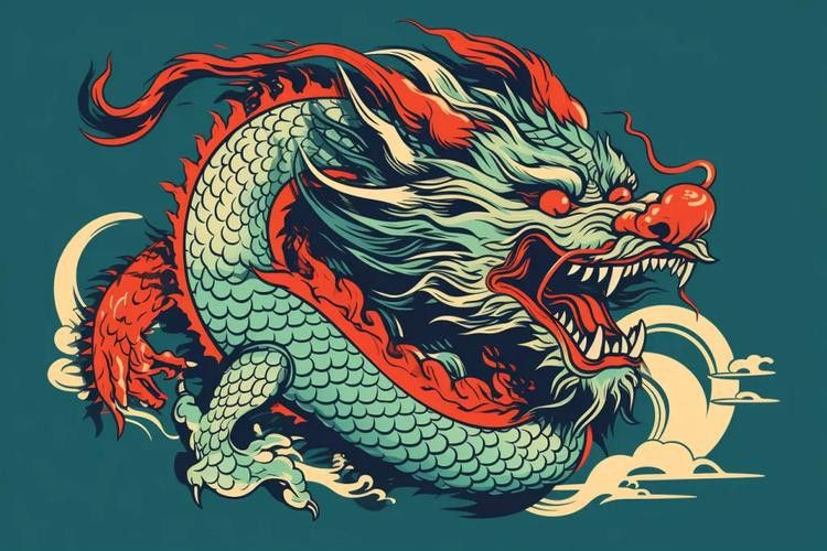 有沒有現代設計的吉祥龍圖案？ 有沒有現代設計的吉祥龍圖案？ 龍魚百科 第45張