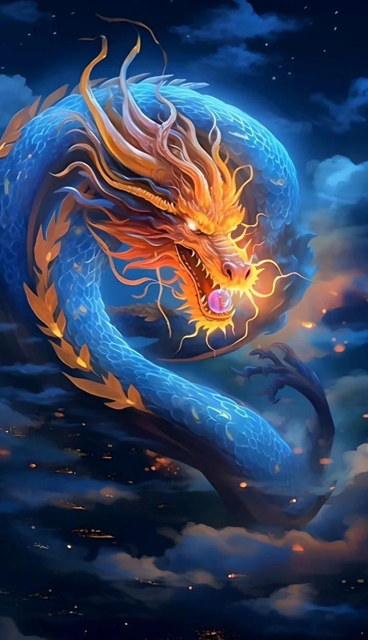 藍色的龍是誰的真身 藍色的龍是誰的真身 龍魚百科 第6張