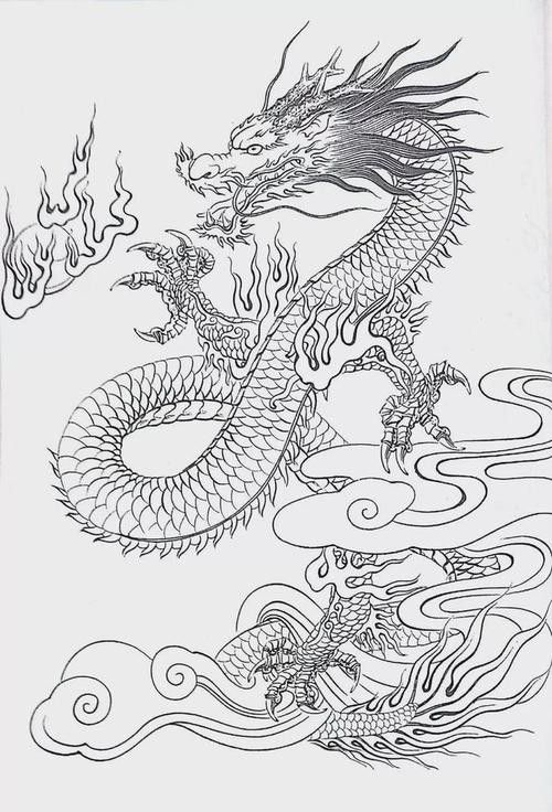能否提供龍身繪制素材？