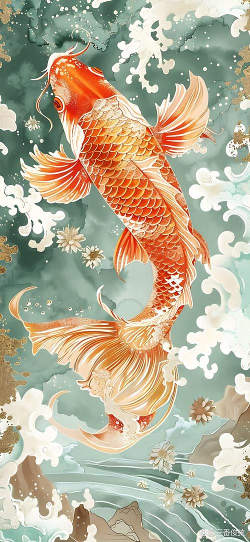 手機壁紙龍魚圖片大全可愛高清