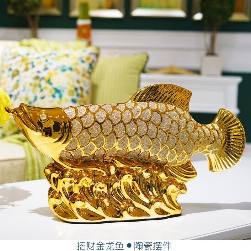 金龍魚擺件什么材質好