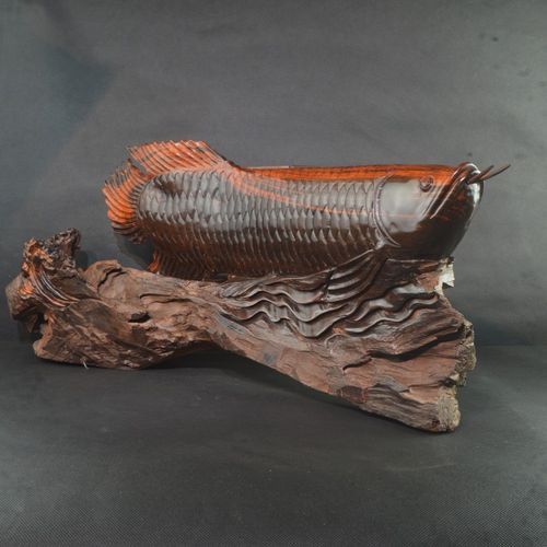 有哪些著名的金龍魚雕刻作品？ 有哪些著名的金龍魚雕刻作品？ 龍魚百科 第4張