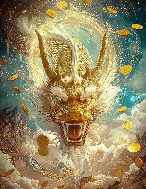 給我推薦一些高清的金龍圖片