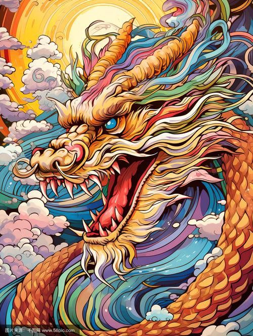 給我推薦一些高清的金龍圖片