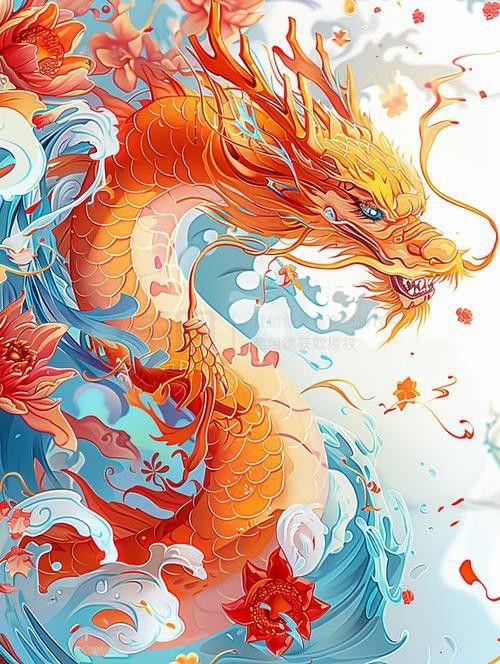 給我推薦一些高清的金龍圖片