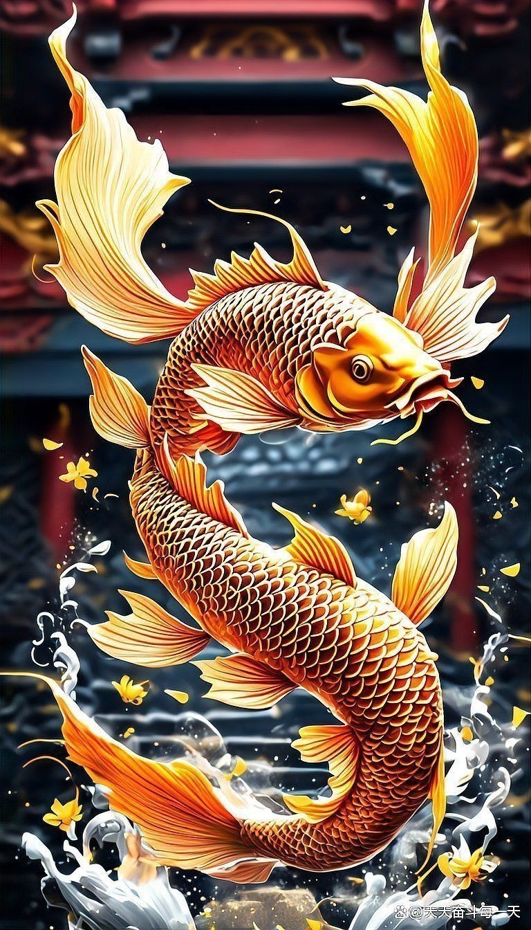 金色鯉魚的寓意和象征