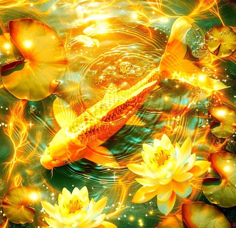 金色鯉魚的寓意和象征