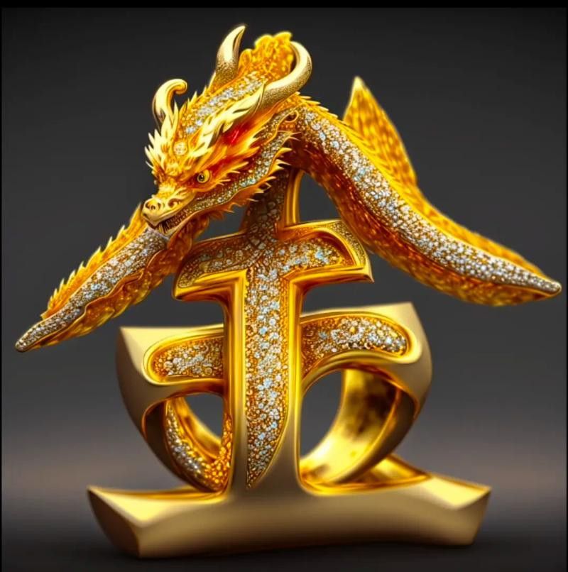 金龍頭像圖片高清壁紙 金龍頭像圖片高清壁紙 龍魚百科 第3張