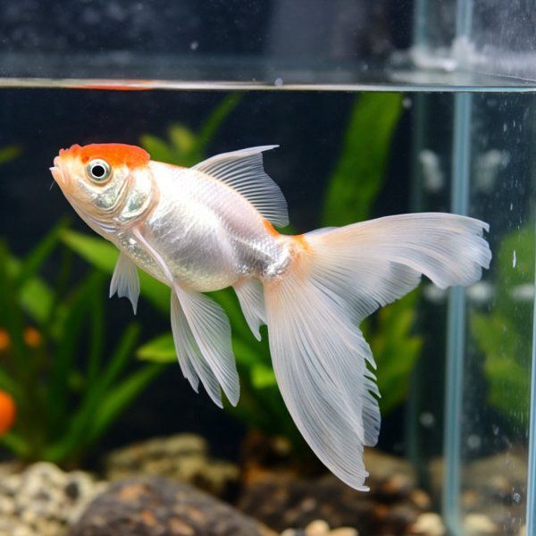 金魚尾巴爛成了絲絲