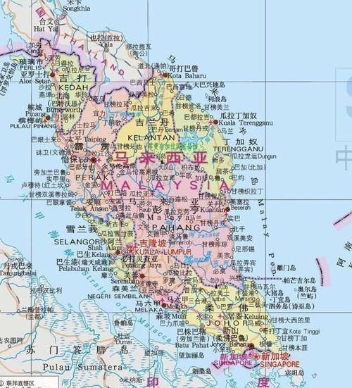 馬來西亞全球地圖 馬來西亞全球地圖 龍魚百科 第8張