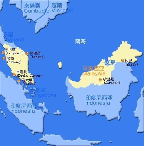馬來西亞全球地圖 馬來西亞全球地圖 龍魚百科 第4張